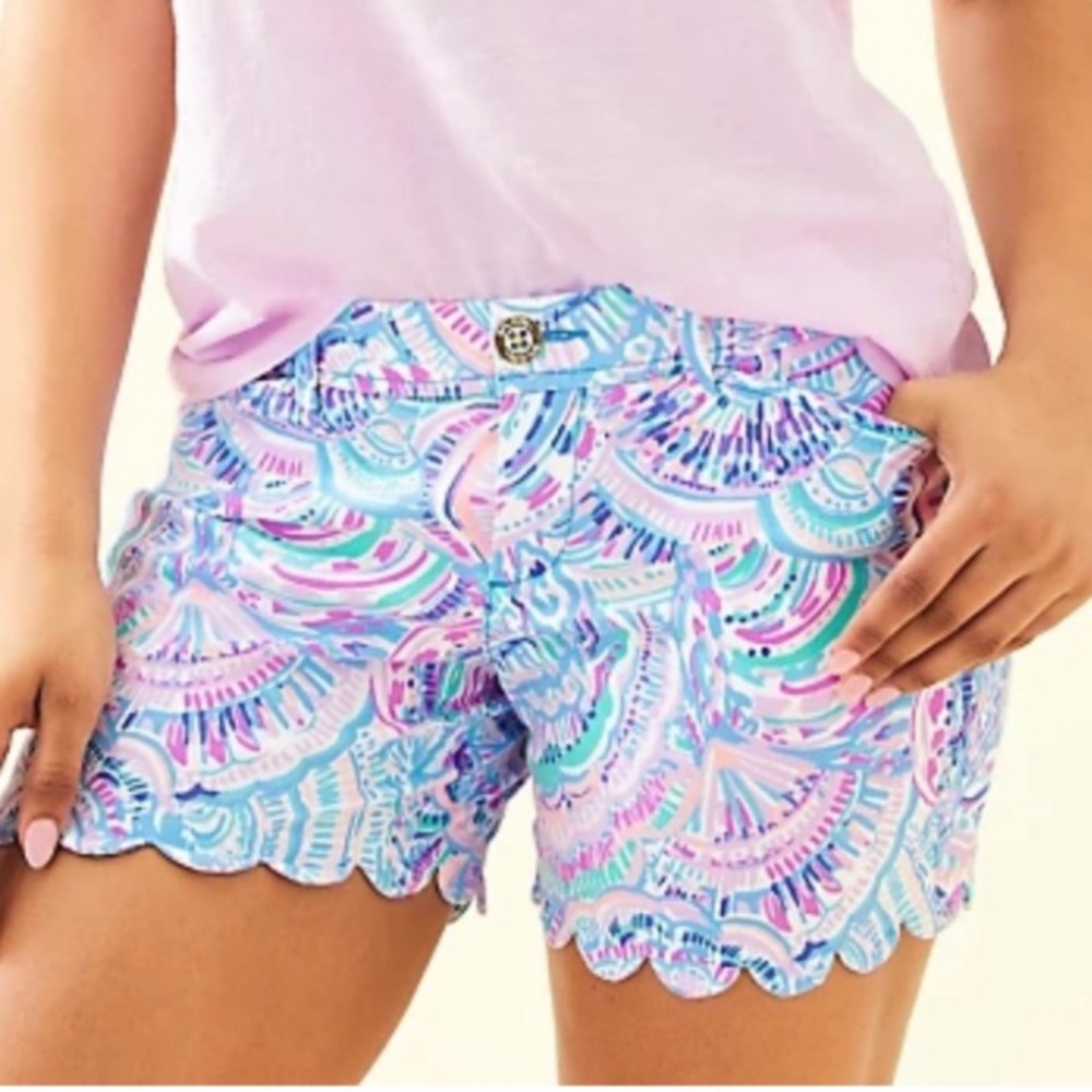 Lilly Pulitzer Buttercup Scallop Shorts